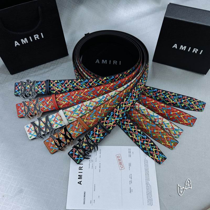 Amiri belt 38mmX90-125cm lb58